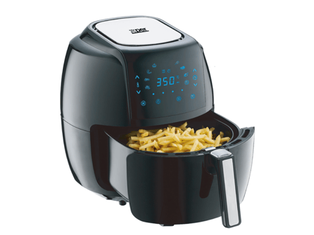 قلاية هوائية اكسبير 5.5 لتر مع شاشة LED وترموستات لون أسود موديل XPAF-5.5L19