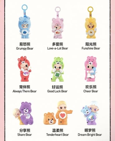 Zsiga x Care Bears Series Figures