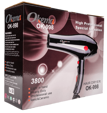 مجفف الشعر 3800 من اوكيما - OK-998