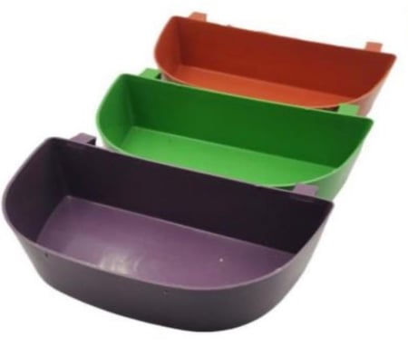 معلف مأكلية مفتوحة مناسبة للطيور والحيوانات - متجر قطتي الجميلة