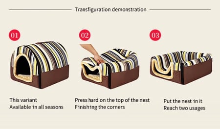 بيوت القطط والحيوانات الاليفة شنطة قطط متنقلة - متجر قطتي الجميلة