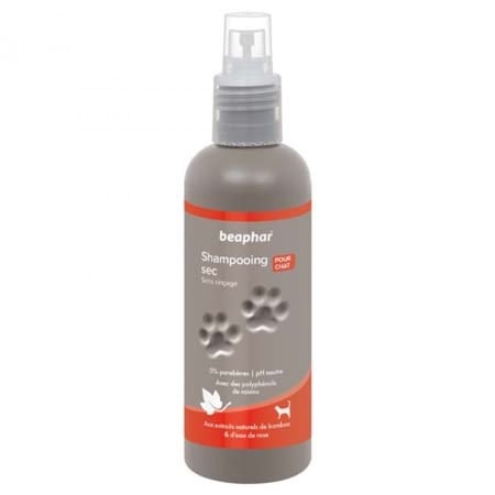 بيفار بخاخ جاف للقطط بخلاصة ماء الورد Beaphar Spray Shampoo Dry