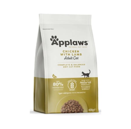 ابلاوز طعام جاف للقطط البالغة دجاج مع لحم الضأن Applaws Dry Food Chicken with Lamp For Adult Cat