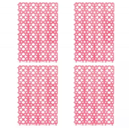 أرضية بلاستيكية ملونة أرضية بلاستيكية لاقفاص القطط أو الطيور - لباد