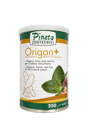 Pineta Origan Plus Powder بينتا مكمل أوريغانو للطيور والبارتس