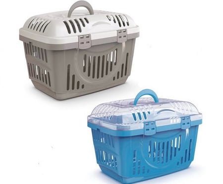 قفص قطط شنطة لنقل القطط حامل الحيوانات الاليفة -GeorPlast Pet Box