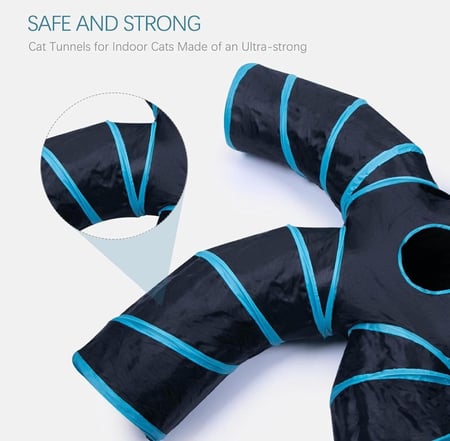نفق متاهة للقطط خيمة قطط بيوت قطط مستلزمات قطط - متجر قطتي الجميلة