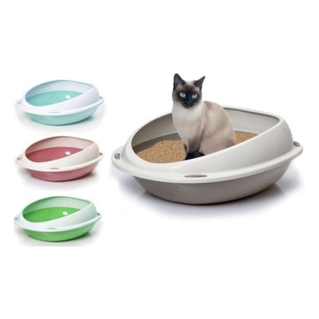 حمام قطط حوض رمل ليتربوكس لتدريب القطط على الحمام - GeorPlast Shuttle