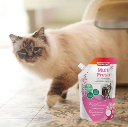 بيفار معطر رمل القطط برائحة الورد Beaphar Cat Litter Freshener