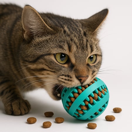 كرة ترفيهية للقطط والكلاب لحشو الطعام وتحفيز اللعب العاب قطط مستلزمات