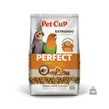 طعام بلت بيت كوب PET CUP PERFECT بالفواكه والمكسرات