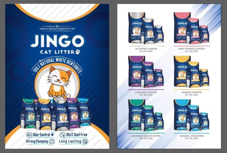 رمل جينغو كات برائحة الافندر رمل قطط تركي Jingo Cat Litter Natural