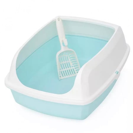 ليتر بوكس صندوق رمل قطط حوض رمل - Litter box