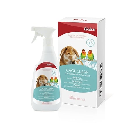 بايولاين بخاخ تنظيف اقفاص الطيور والقطط والارانب BioLine Cage Clean