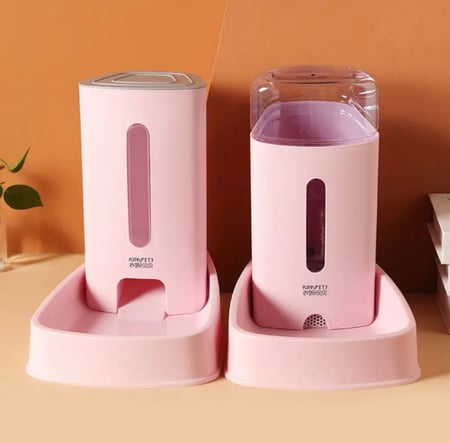 مشربية قطط وعاء تغذية ذاتية مأكلية طعام جاف للقطط - متجر قطتي الجميلة