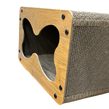 منزل خشبي للقطط - بيت للقطط - خداشة قطط - متجر قطتي الجميلة