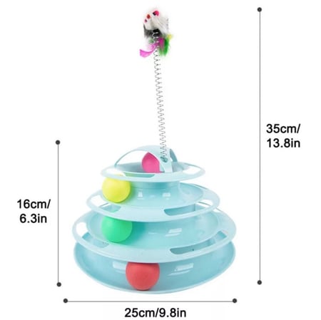 لعبة القطة الذكية لعبة برج المسارات العاب قطط - متجر قطتي الجميلة