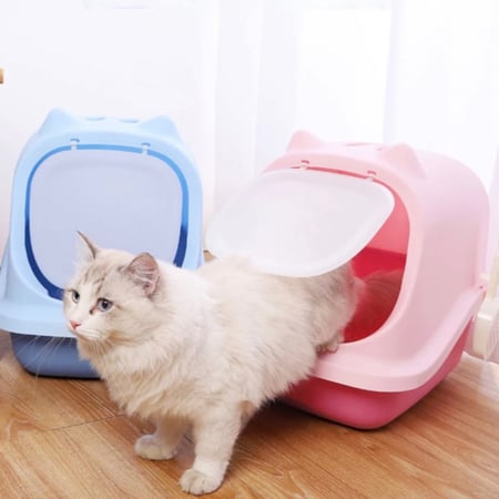 ليتر بوكس مع مجرفة اضافية صندوق فضلات القطط - متجر قطتي الجميلة