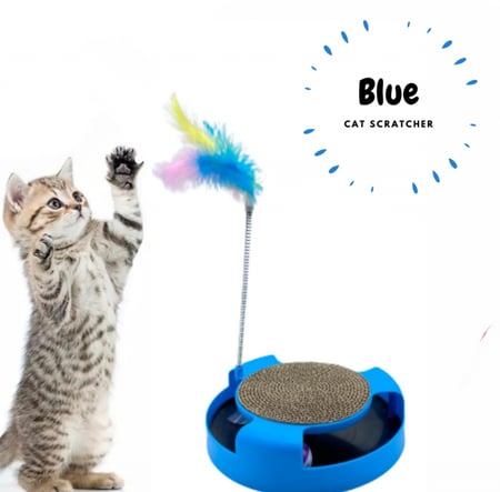 خداشات قطط لوحة خدش دائرية مع سنارة ريشة العاب قطط كاتنيب خداشة قطط