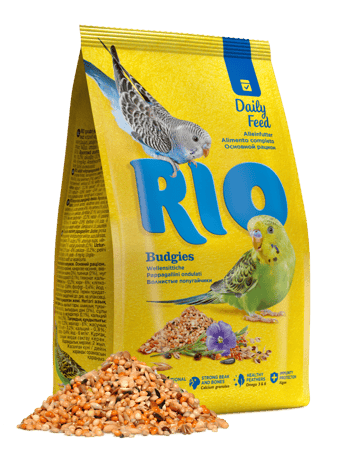 ريو غذاء يومي لطيور البادجي RIO Daily feed for budgies