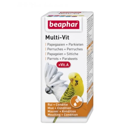 بيفار فيتامينات للطيور لعلاج حالات نتف الريش - Beaphar MultiVit Parrot