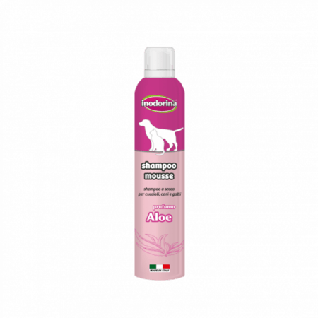 شامبو جاف لتنظيف القطط عطر الصبار Inodorina Shampoo -متجر قطتي الجميلة