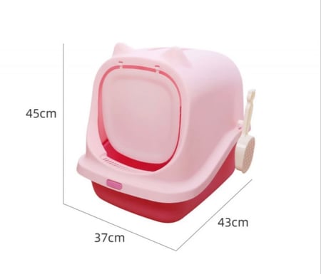 ليتر بوكس مع مجرفة اضافية صندوق فضلات القطط - متجر قطتي الجميلة