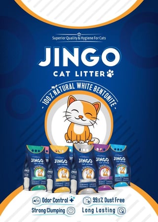 رمل جينغو كات برائحة الافندر رمل قطط تركي Jingo Cat Litter Natural
