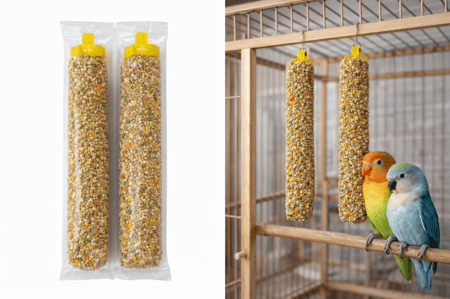 مكافآت لطيور البادجي والزيبرا وجبه لطيور الاقفاص Snack for Budgies