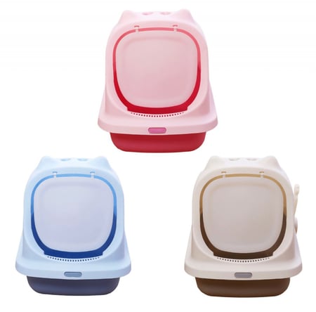 ليتر بوكس مع مجرفة اضافية صندوق فضلات القطط - متجر قطتي الجميلة