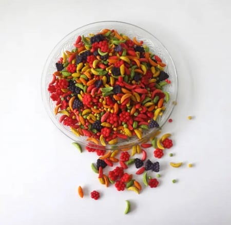 زوبريم الببغاء فواكه مجففة للطيور اكل ببغاء RM Parrot Fruit Zupreem
