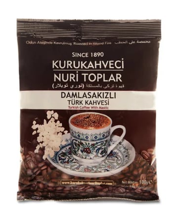 قهوة تركية بالمستكة نوري توبلار 100g