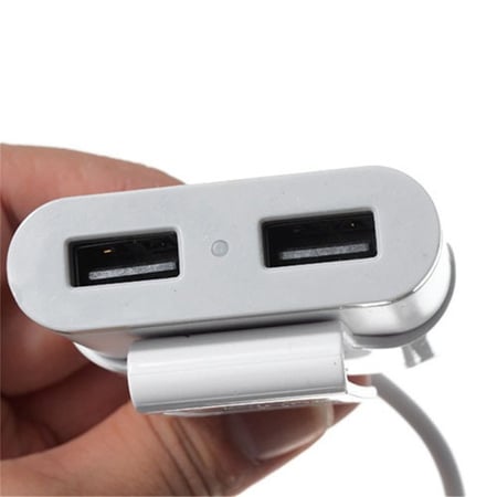 شاحن سيارة اوي 4 مخارج ابيض C-400