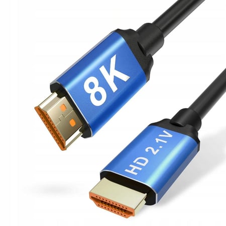 كيبل hdmi طول 10 متر 2 1 عادي 8K - الدويغري