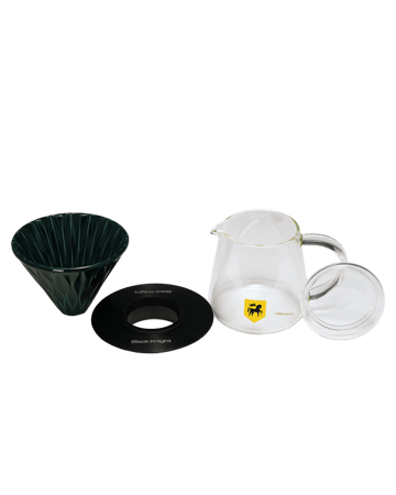 مجموعة التقطير لون زيتي - Brewers Drippers Set