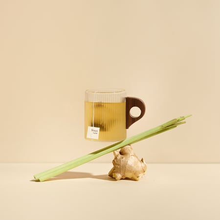 شاي الليمون و الزنجبيل