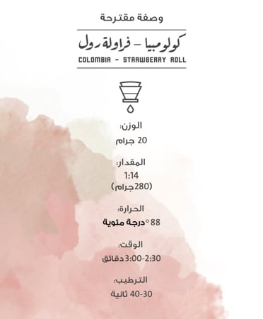 كولومبيا - فراولة رول 250 جم