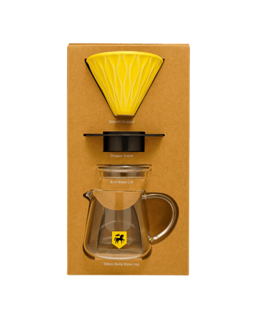 مجموعة التقطير لون أصفر - Brewers Drippers Set