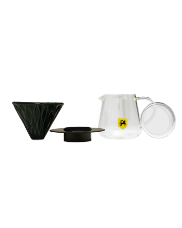 مجموعة التقطير لون زيتي - Brewers Drippers Set