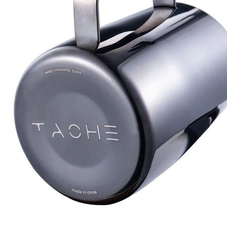 Space Black Sharp Milk Pitcher 420 ml - Tache