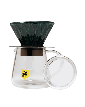 مجموعة التقطير لون زيتي - Brewers Drippers Set