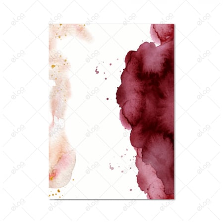 لوحة فن تجريدي دخان بدرجات اللون الفيروزي