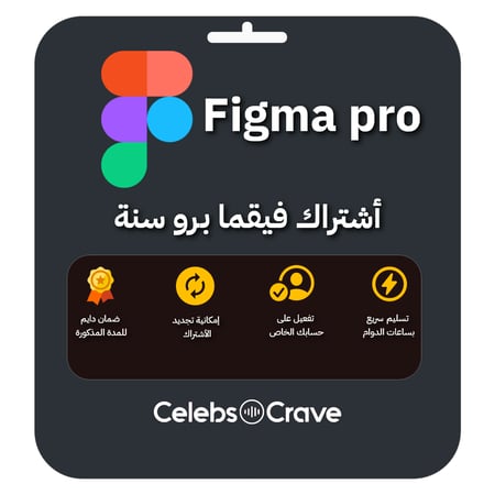 اشتراك فيقما برو سنة على ايميلك | Figma Pro