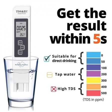 جهاز قياس الأملاح TDS & EC