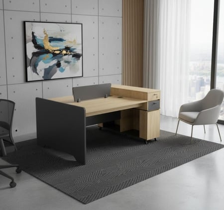 مكتب عملى ثنائى بتصميم عصرى ومميز