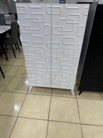 دولاب احذية 2 باب ابيض