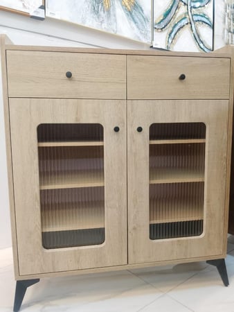 دولاب متعدد الاغراض انيق وعصري لون خشبي