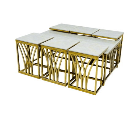 مجموعة طاولات القهوة الفاخرة