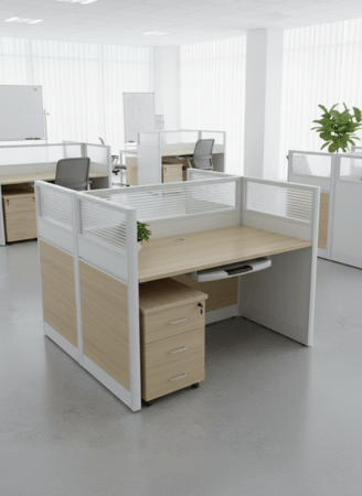 مكتب ثنائي عملي بتصميم عصري