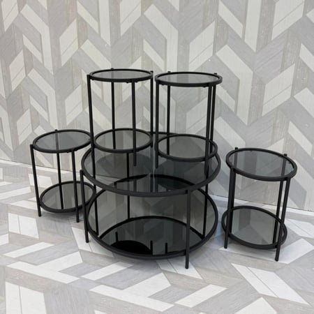 طقم طولات خدمه بتصميم زجاجى مميز